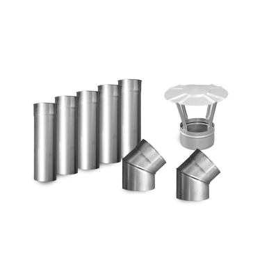 Stainless steel stovepipe flue pipe exhaust pipe flue...