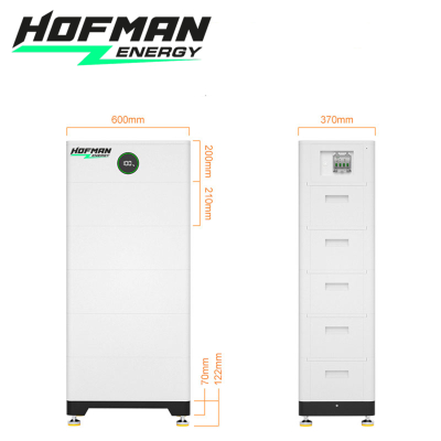 Batteriespeicher Premium LiFePO4 5.12 - 25.6 kWh stapelbar Hochvolt | HOFMAN-ENERGY